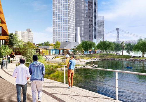 New York mixed-use waterfront development