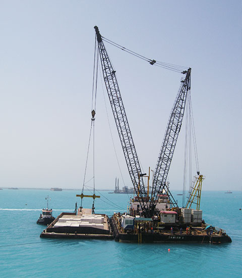Khalifa coastal and marine project